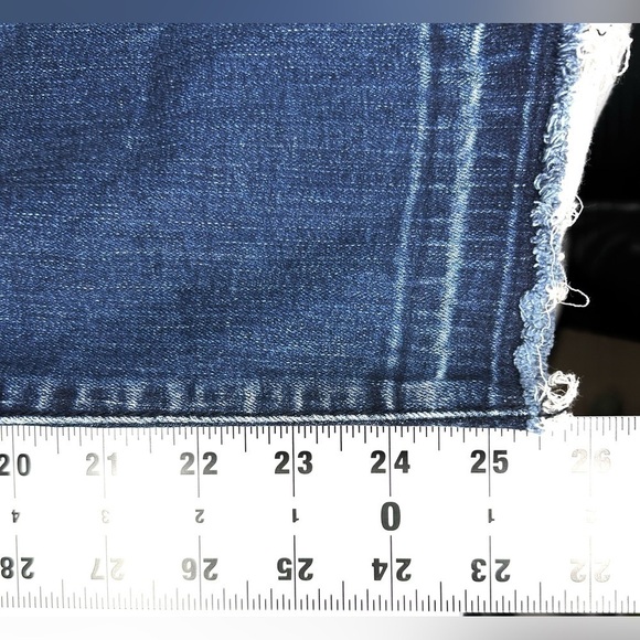 KUT FROM THE KLOTH Ankle Skinny Frayed Hem Blue Jeans Women’s Size 6 - Picture 12 of 16